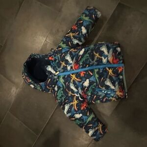 Awesome dinosaur snow jacket and snow pants